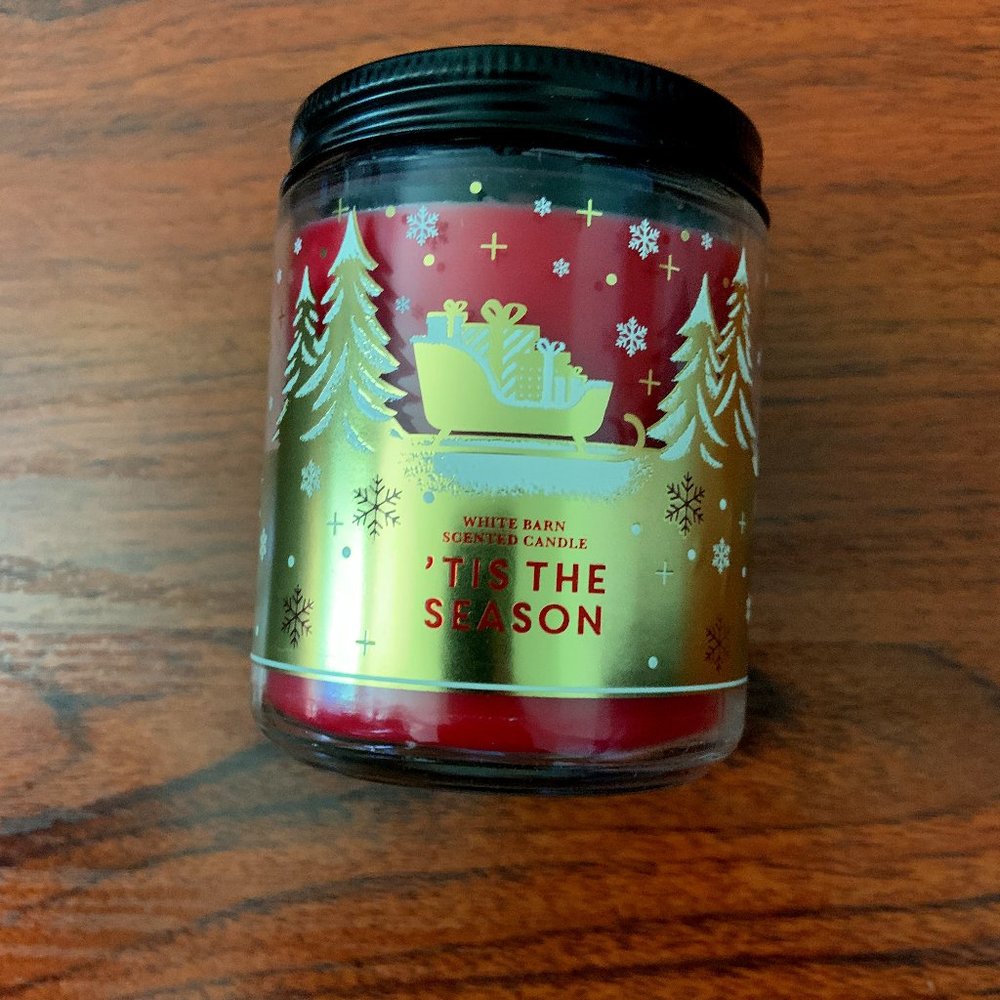 Bath & Body Works ’Tis the Season Single Wick Candle – NWT
